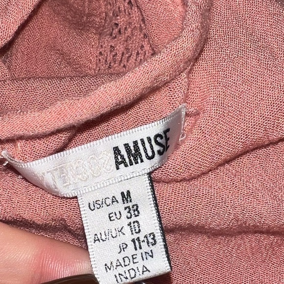 *Amuse society- Peach color top - Picture 5 of 6